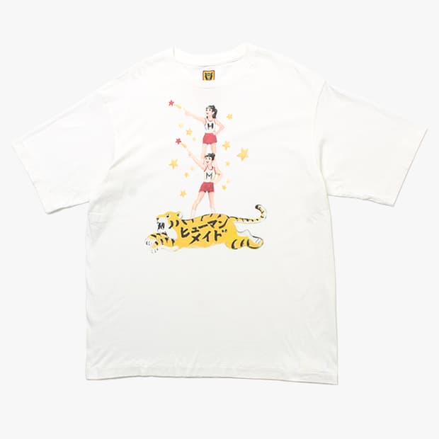  HUMAN MADE "White T-Shirts"