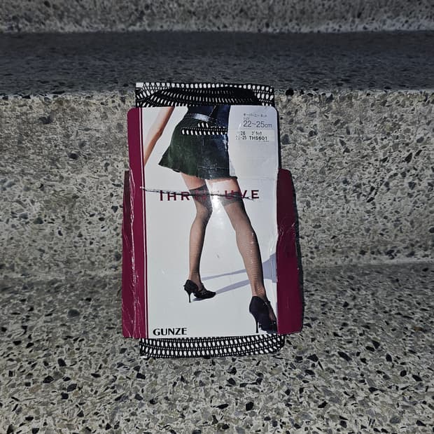 Gunze Over the Knee 망사 스타킹