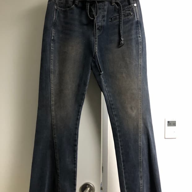 마뗑킴 부츠컷 청바지 s