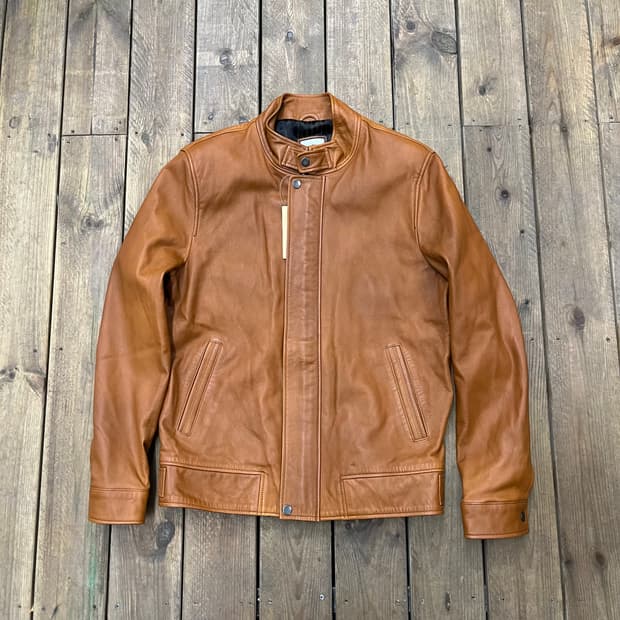 빈티지 레더 자켓 양가죽