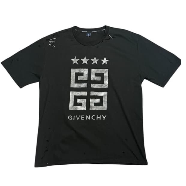 빈티지 지방시 디스트로이드 티셔츠 