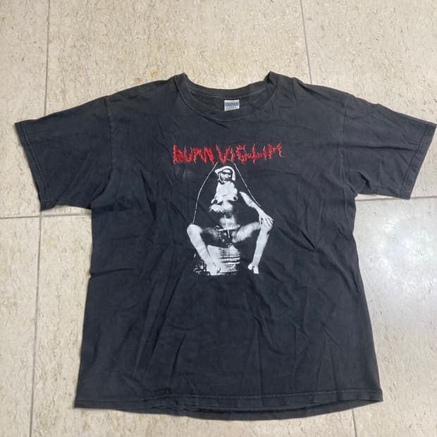 VTG RARE Burn victim tee