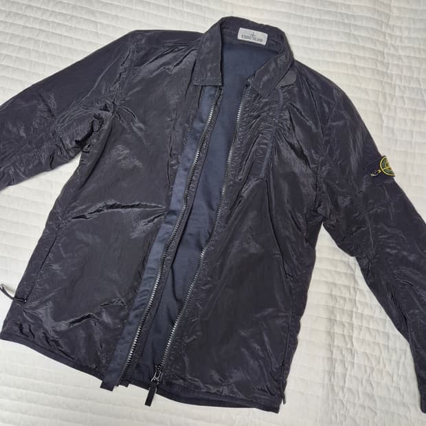 스톤아일랜드 18FW 나일론 메탈 셔츠 자켓