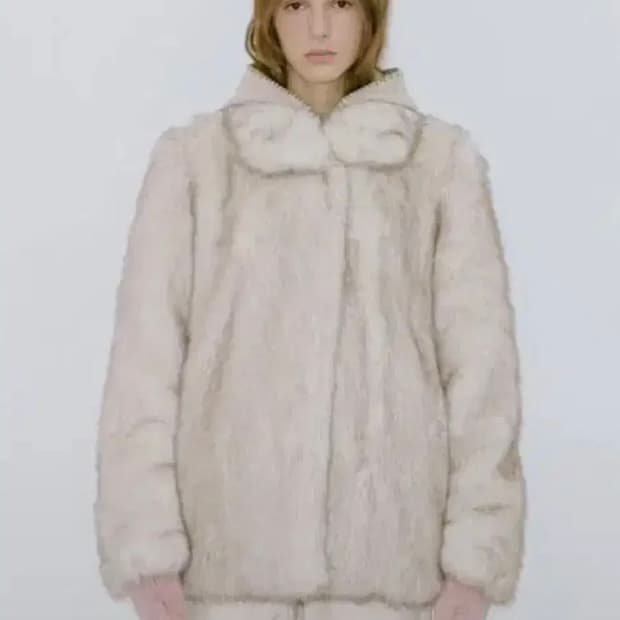 시눈 퍼자켓 아이보리