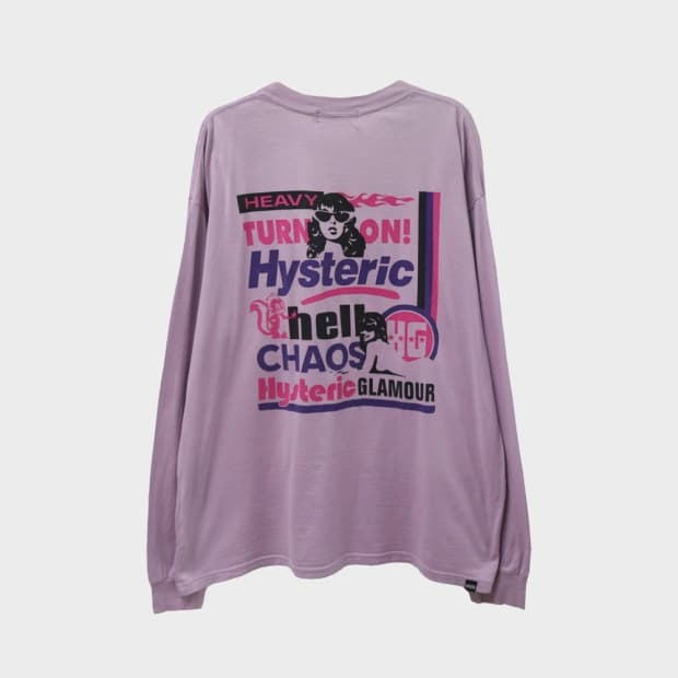 히스테릭 글래머 긴팔 티셔츠 67107