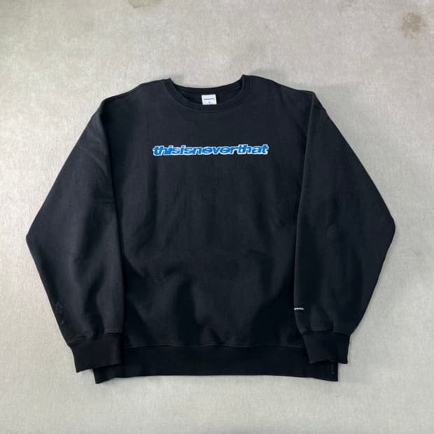 105 디스이즈네버댓 빅로고 맨투맨