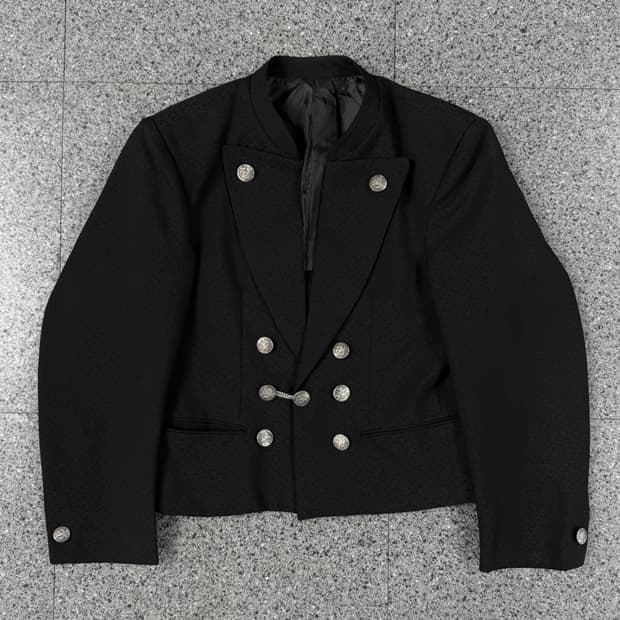 vintage military band style jacket