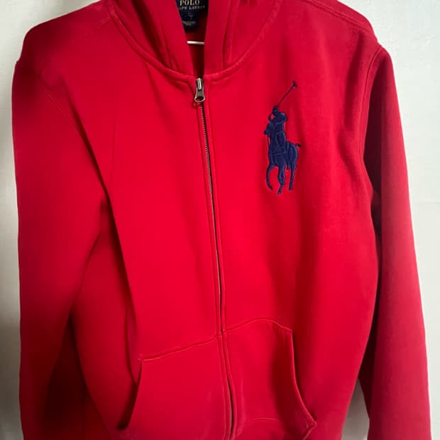 폴로 빅포니 후드집업