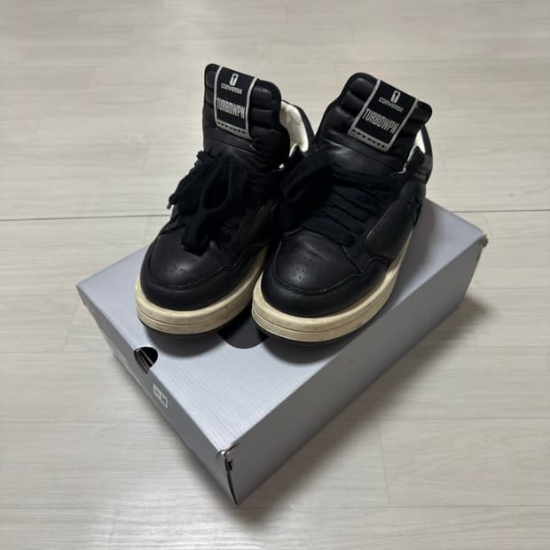 릭오웬스 컨버스 터보웨폰 로우 블랙