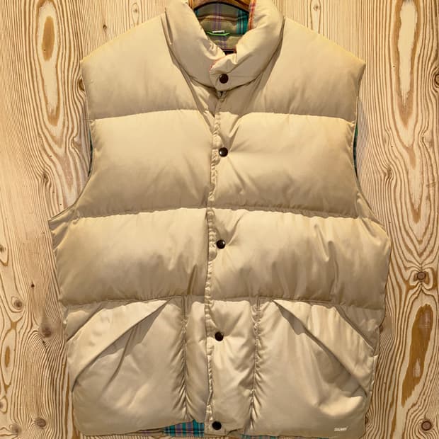 00s 스투시 컬러블록 다운 베스트