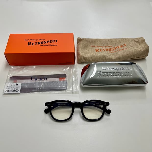 래쉬 클리프트 안경 50size BK