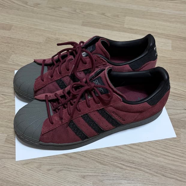 아디다스 슈퍼스타 쉐도우 레드 코어 블랙