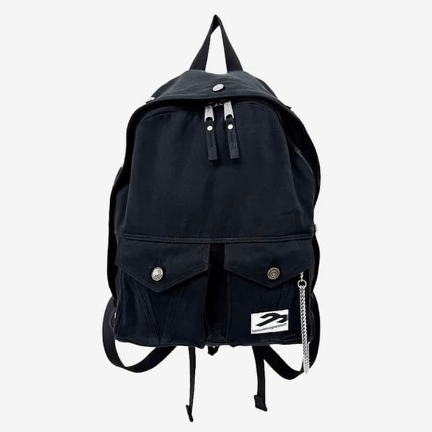 탄산마그네슘 트러커 자켓 백팩 블랙