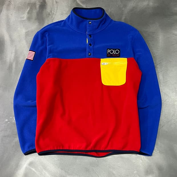  폴로랄프로렌 하이테크 컬러 블록 플리스 y14886