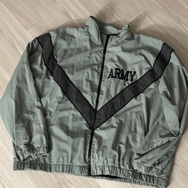 미군 lPFU army 바람막이