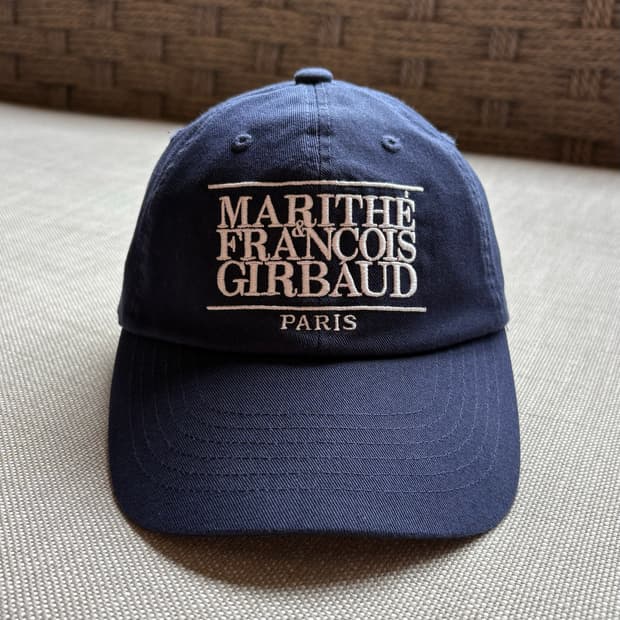 MARITHE FRANCIS GIRBAUD 네이비 볼캡
