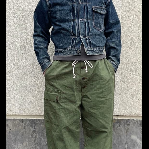 cushman 쿠시맨 lot.22250 헤링본 팬츠