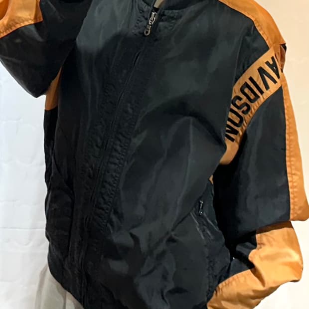 할리데이비슨 모터사이클 바이커 자켓