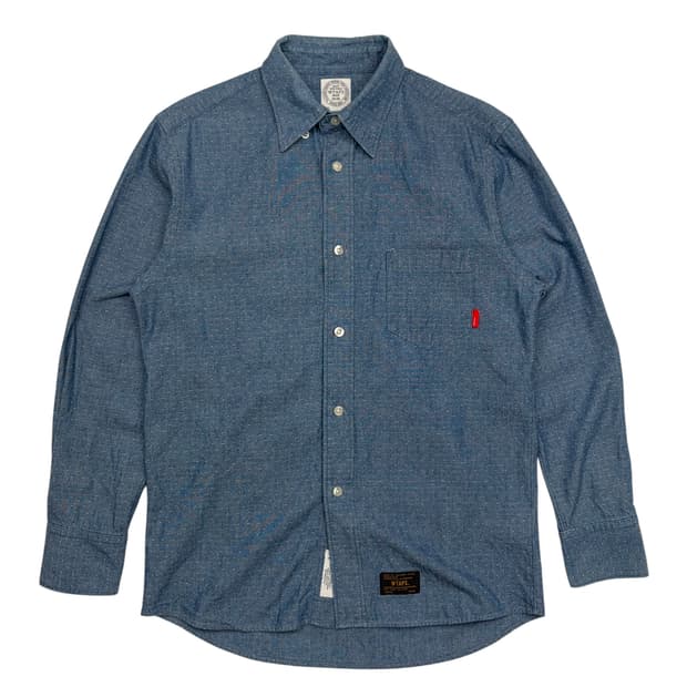 Wtaps 더블탭스 샴브레이 셔츠 S