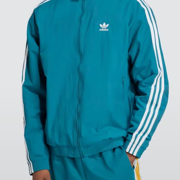 아디다스 우븐 파이어버드 트랙탑 M - 블루그린