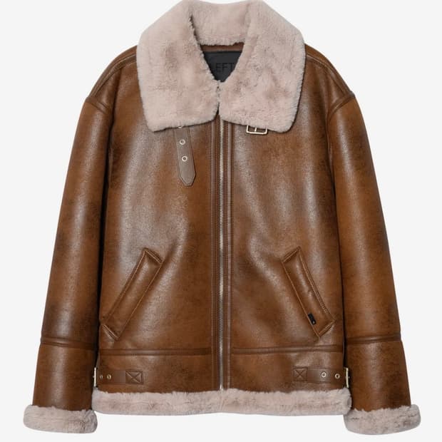 레프트서울 에비에이터 B-3 무스탕 자켓 XL 사이즈 판매 합니다