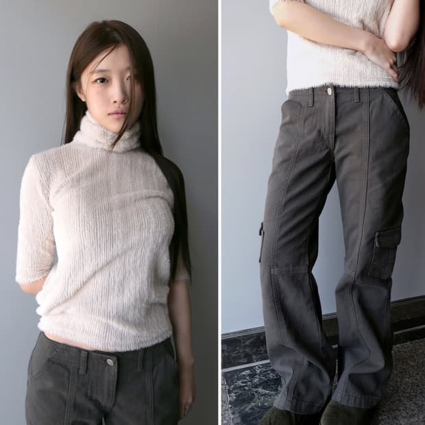 택포) 베이비랩 mild cargo low pants