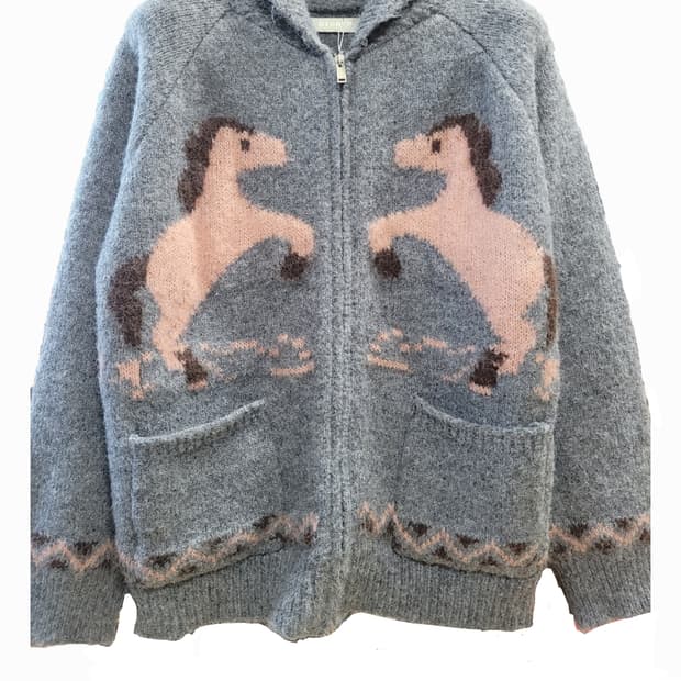 nyunyu 뉴뉴 니트 집업