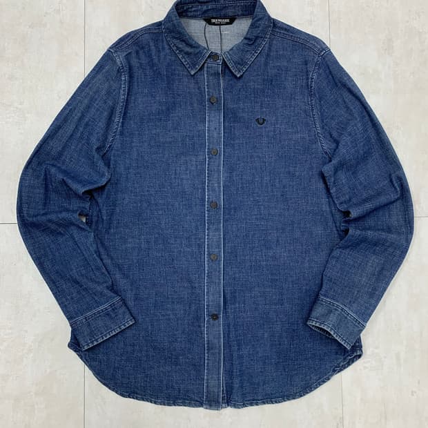 트루릴리전 데님 셔츠 #645