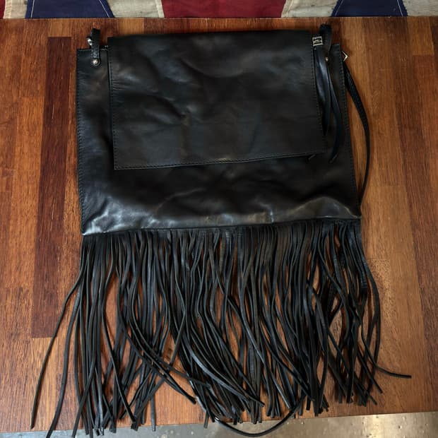 Gianni Chiarini 이태리 프린지 레더백