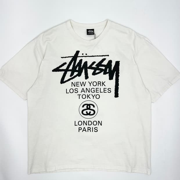 스투시 월드투어 반팔 티셔츠