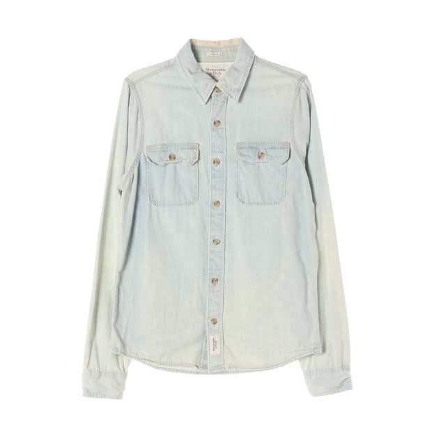 아베크롬비 빈티지 데님 셔츠 L