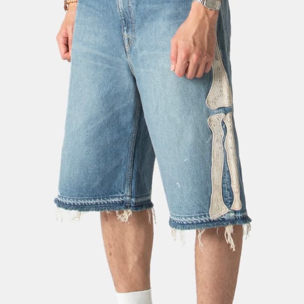 캐피탈 본 데님 쇼츠(32)