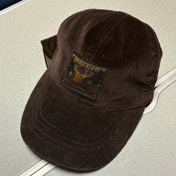 더블알엘 rrl 코듀로이 캡