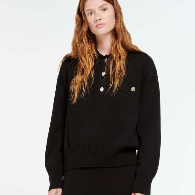 (정품)샤넬 배리 BARRIE 폴로니트웨어