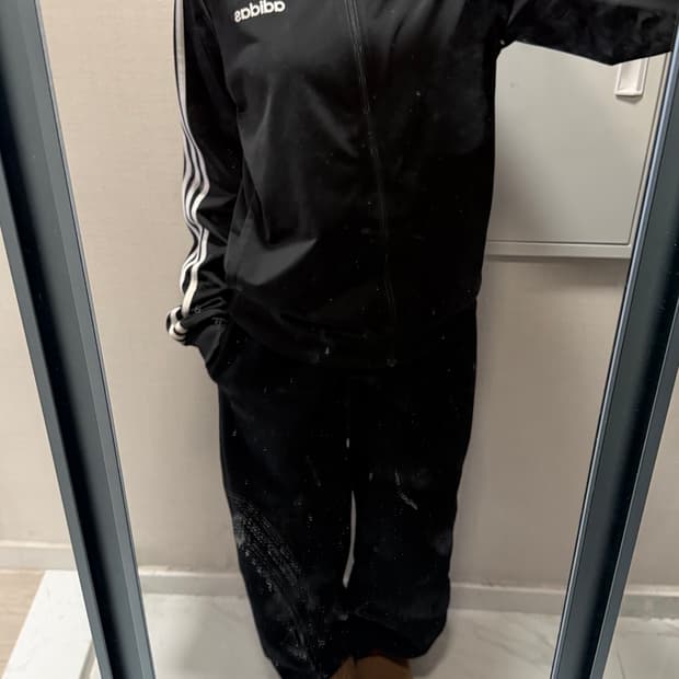 아디다스 블랙 져지 L