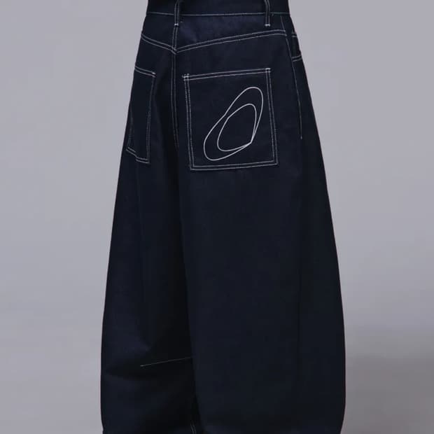 스켈리웩 생지 다트 데님팬츠