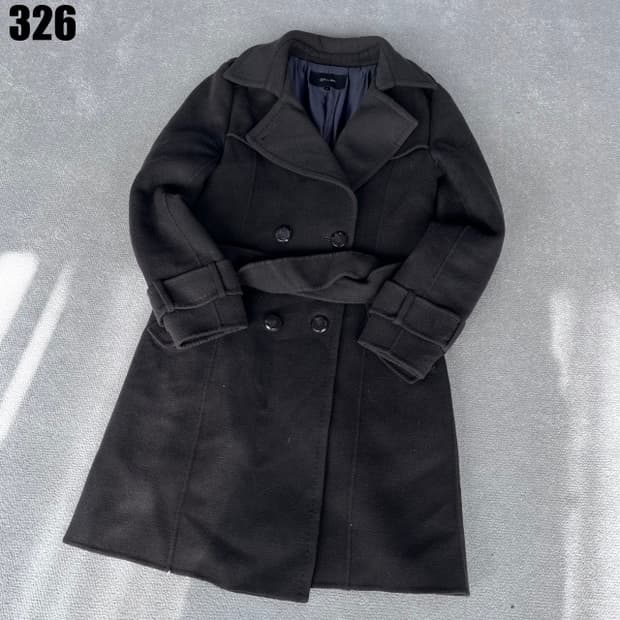 온앤온 블랙 코트 