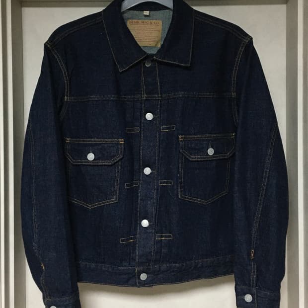 데밀 062 파이오니어 자켓 인디고원워시 셀비지