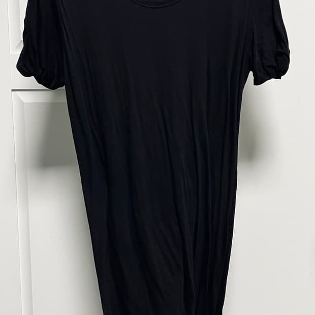 릭오웬스 / 더블 숏 슬리브 티셔츠 / S