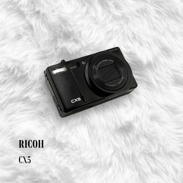 [필름무드] RICOH 리코 CX5 블랙 레트로 디지털 카메라
