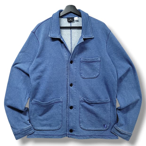 [L] 폴스미스 진청 데님 포켓 오버셔츠 워크자켓