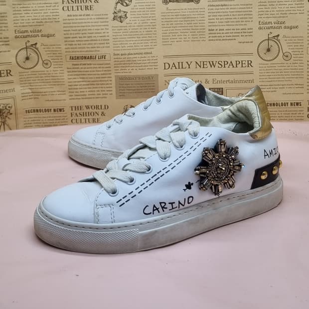 알베르토 페르마니 키높이 스니커즈 235