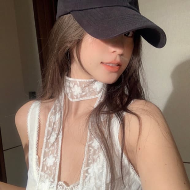 로맨틱 플라워 레이스 스카프