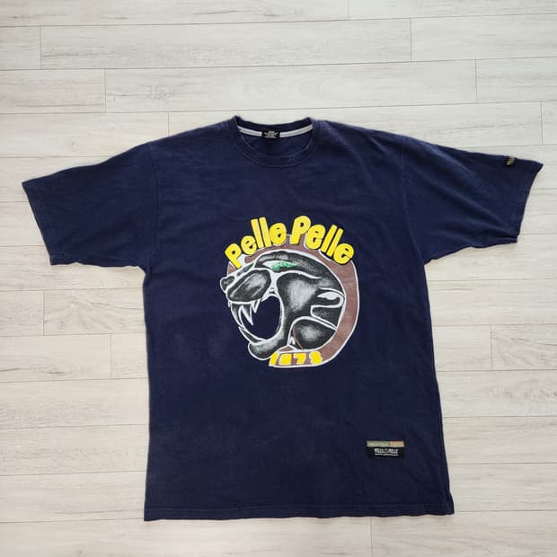 90's~00's Pelle Pelle 팬서 그래픽 반팔 티셔츠