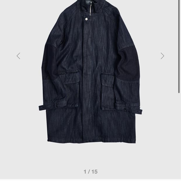 999휴머니티 오버사이즈 데님 피쉬테일 자켓 [2]