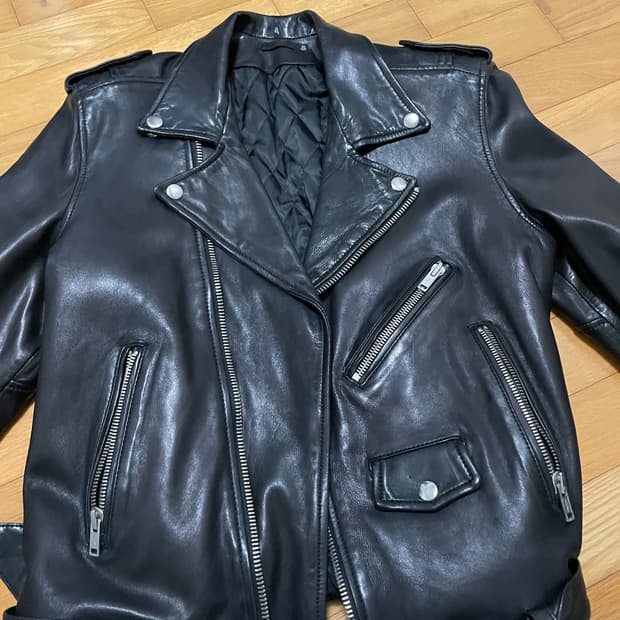 Blk dnm 가죽자켓