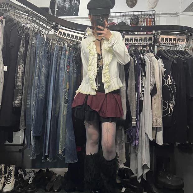 시크릿 허니 아일렛 미니 스커트