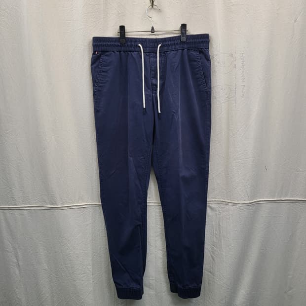 타미힐피거 네이비 조거팬츠
