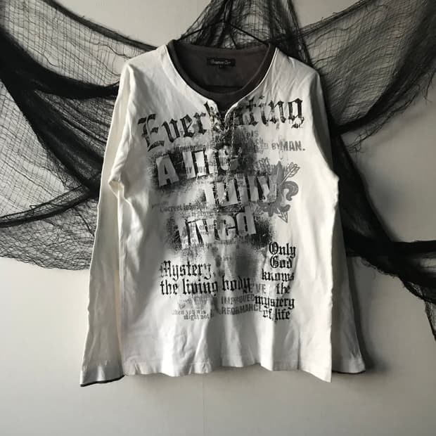 00s punk mood printing longsleeve  Price