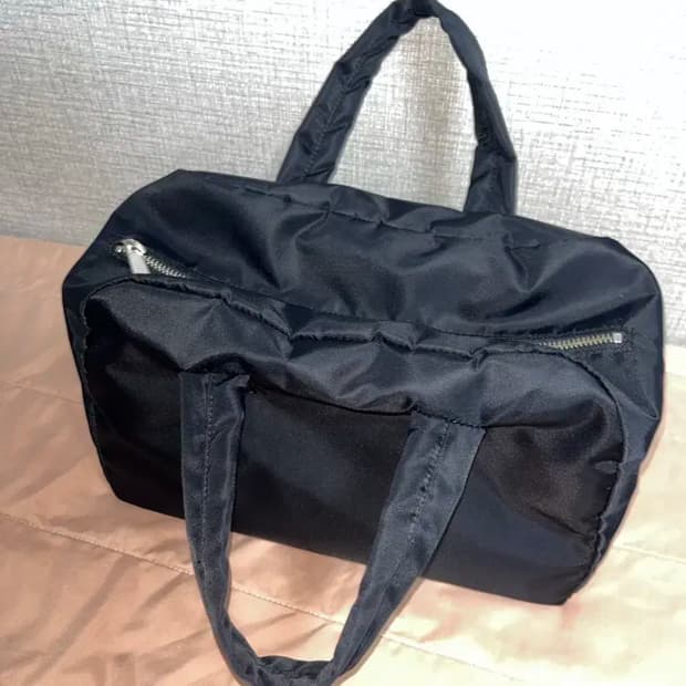 꼼데가르송 나일론 보스턴백 S